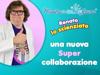 Nuova collaborazione tra Renato lo scienziato e Maestra in BlueJeans!