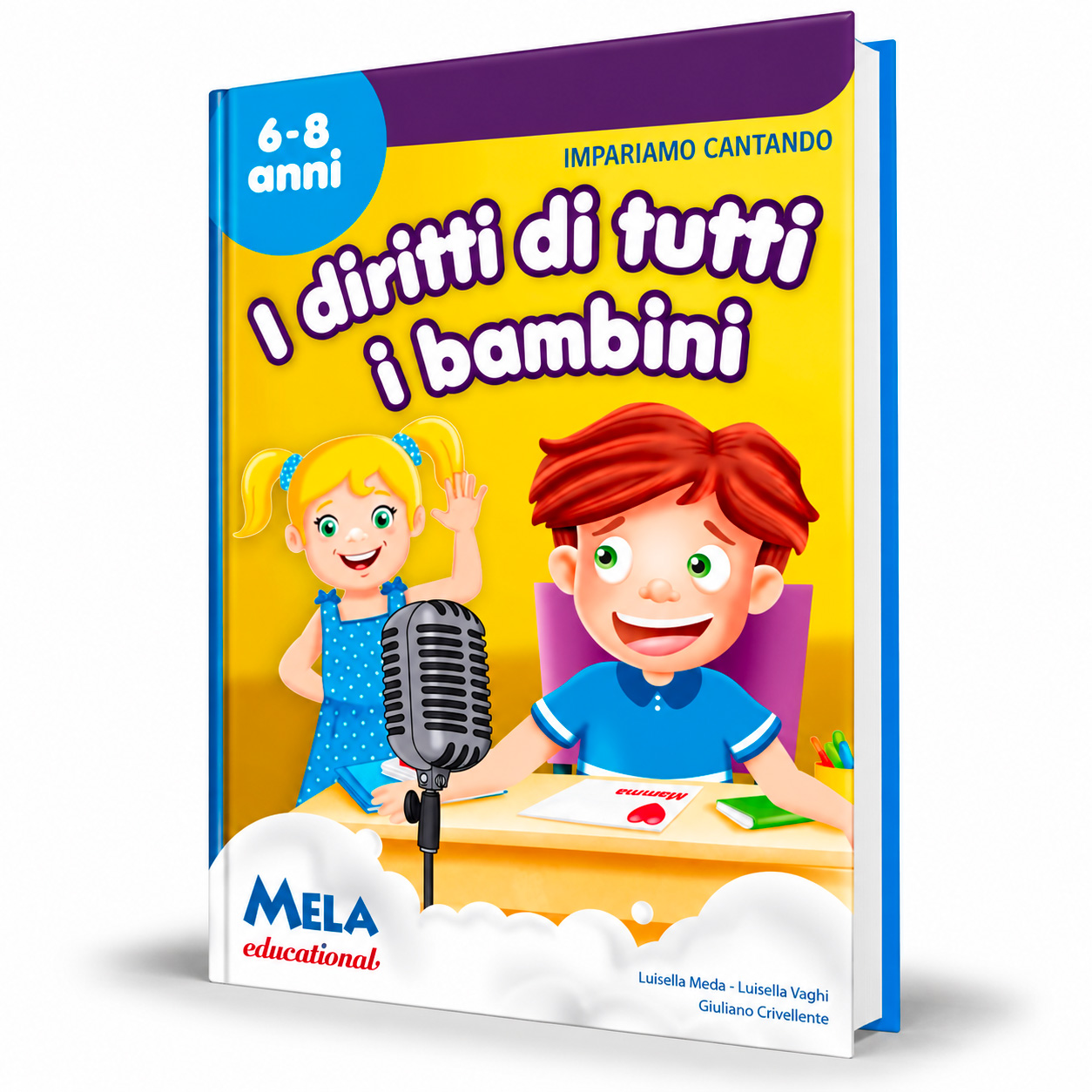 copertina Impariamo cantando i diritti di tutti i bambini_libro