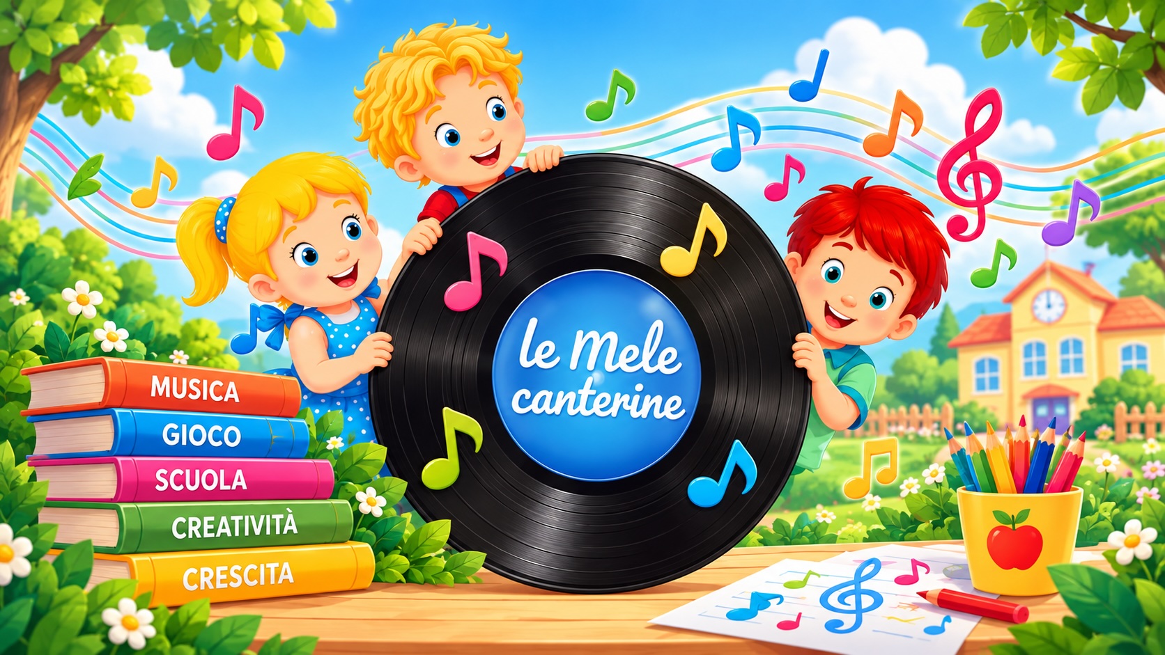Musica e creatività in allegria_le mele canterine